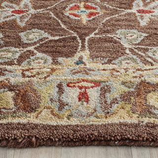 Safavieh Anatolia An562 Brown/Gold Area Rug Detail