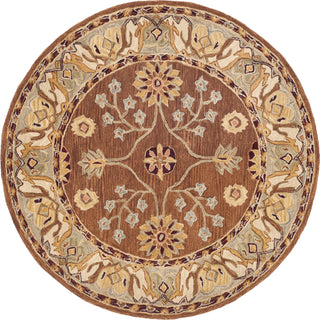 Safavieh Anatolia An562 Tan/Ivory Area Rug Round