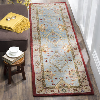 Safavieh Anatolia An566 Blue/Ivory Area Rug Room Scene