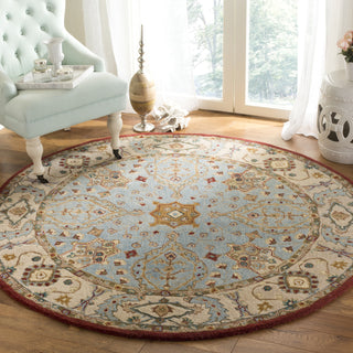 Safavieh Anatolia An566 Blue/Ivory Area Rug Room Scene Feature