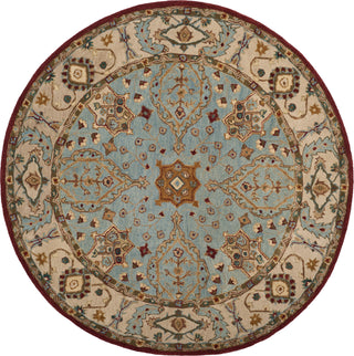 Safavieh Anatolia An566 Blue/Ivory Area Rug Round