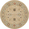 Safavieh Anatolia Katana Natural/Soft Turquoise Area Rug Round