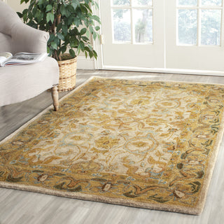 Safavieh Anatolia Ganya Ivory/Brown Area Rug Room Scene Feature