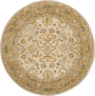 Safavieh Anatolia Ganya Ivory/Brown Area Rug Round