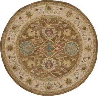 Safavieh Anatolia Katana Brown/Ivory Area Rug Round