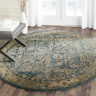 Safavieh Anatolia An583 Navy/Ivory Area Rug Room Scene Feature