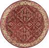 Safavieh Anatolia An583 Red/Ivory Area Rug Round