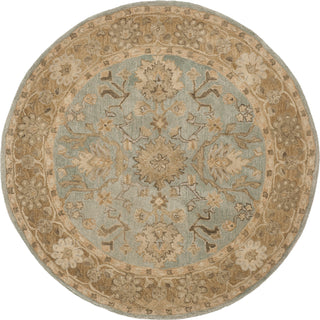 Safavieh Anatolia 585 Light Blue/Taupe Area Rug Round