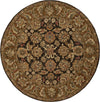 Safavieh Anatolia An615 Dark Brown/Gold Area Rug Round