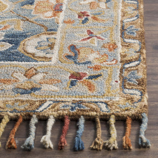 Safavieh Aspen 110 Grey/Navy Area Rug Detail