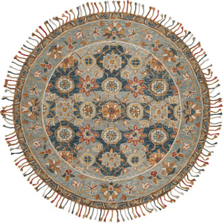 Safavieh Aspen 110 Grey/Navy Area Rug Round