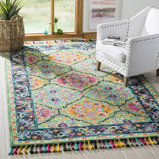 Safavieh Aspen 114 Light Green/Black Area Rug Room Scene Feature