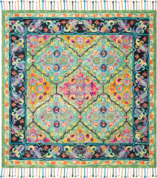 Safavieh Aspen 114 Light Green/Black Area Rug Square