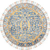 Safavieh Aspen 116 Blue/Rust Area Rug Round