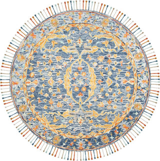 Safavieh Aspen 116 Blue/Rust Area Rug Round