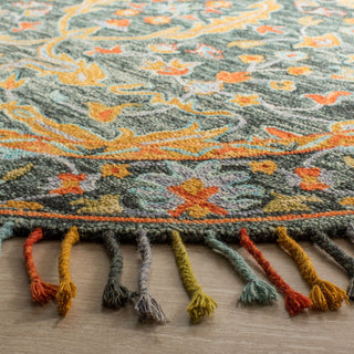 Safavieh Aspen 116 Olive/Rust Area Rug Detail