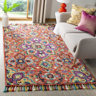 Safavieh Aspen 118 Red/Gold Area Rug Room Scene Feature