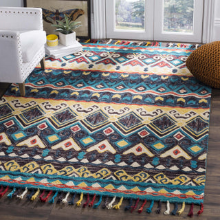 Safavieh Aspen 137 Blue/Red Area Rug Room Scene Feature