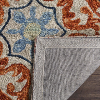 Safavieh Aspen 217 Beige/Rust Area Rug Backing