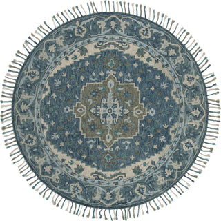 Safavieh Aspen 230 Dark Blue/Grey Area Rug Round