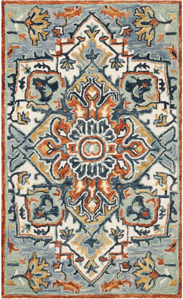 Safavieh Aspen 312 Blue/Rust Area Rug main image