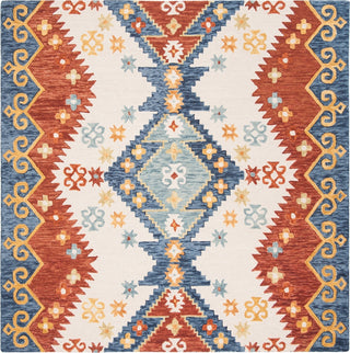 Safavieh Aspen 401 Ivory/Blue Area Rug Square