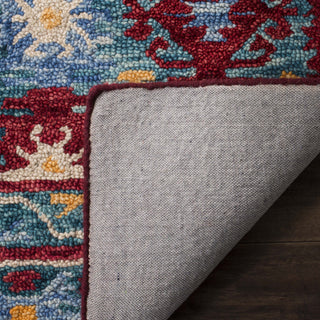 Safavieh Aspen 505 Blue/Red Area Rug Backing