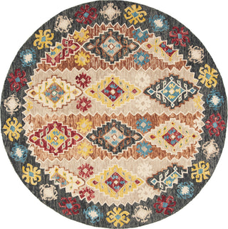 Safavieh Aspen 508 Beige/Charcoal Area Rug Round