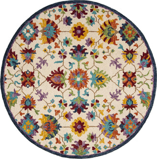 Safavieh Aspen 509 Ivory/Blue Area Rug Round