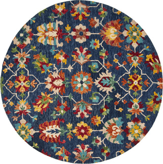 Safavieh Aspen 510 Navy/Red Area Rug Round