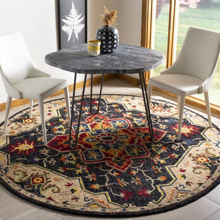 Safavieh Aspen 511 Charcoal/Cream Area Rug Room Scene