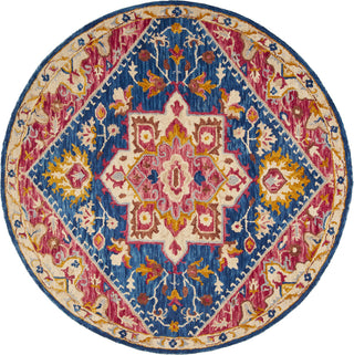 Safavieh Aspen 513 Navy/Fuchsia Area Rug Round