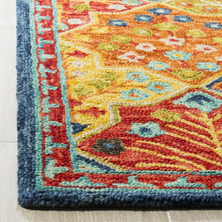 Safavieh Aspen 514 Blue/Orange Area Rug Detail