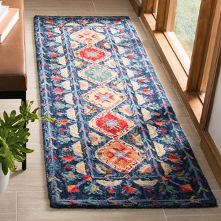 Safavieh Aspen 515 Navy/Orange Area Rug Room Scene