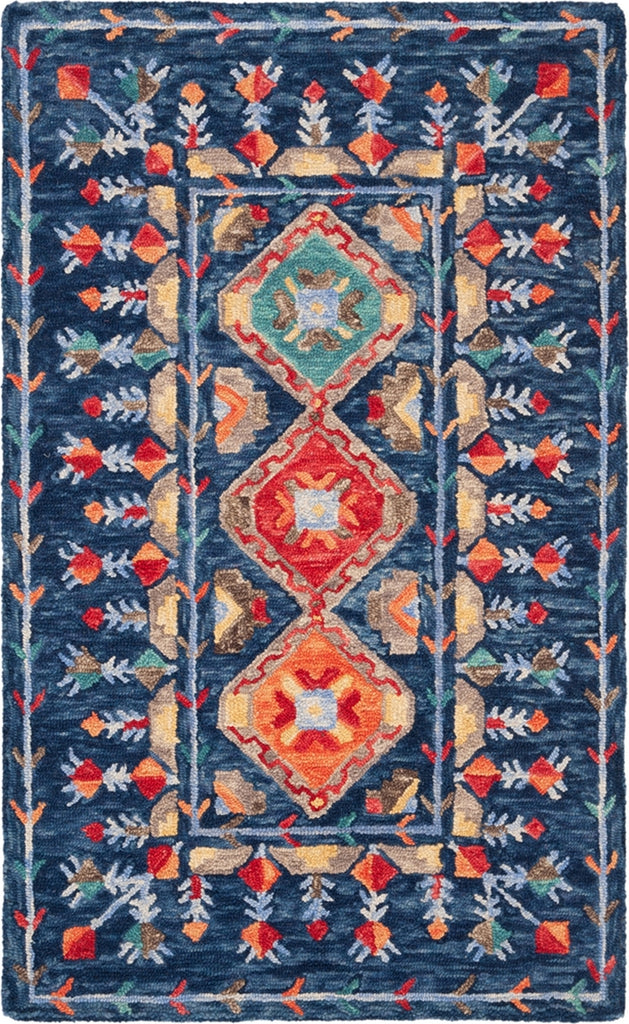 Safavieh Aspen 515 Navy/Orange Area Rug main image