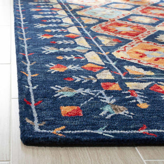 Safavieh Aspen 515 Navy/Orange Area Rug Detail