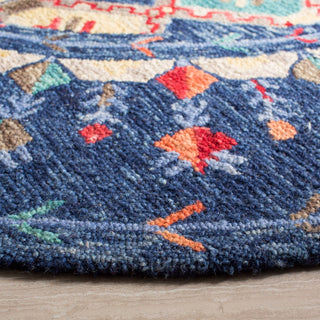 Safavieh Aspen 515 Navy/Orange Area Rug Detail