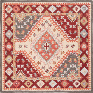 Safavieh Aspen 801 Red/Ivory Area Rug Square