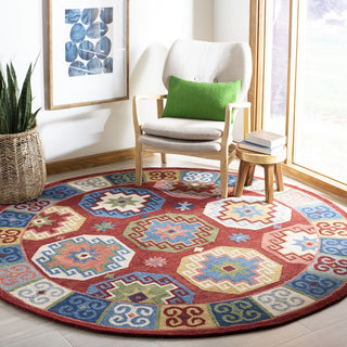 Safavieh Aspen 802 Red/Blue Area Rug Room Scene