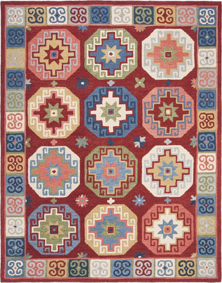 Safavieh Aspen 802 Red/Blue Area Rug Main