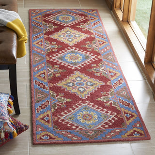 Safavieh Aspen 803 Red/Blue Area Rug Room Scene