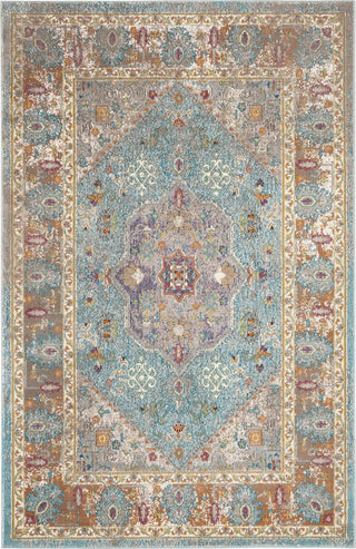 Safavieh Aria ARA100B Blue/Creme Area Rug 4' Image