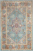 Safavieh Aria ARA100B Blue/Creme Area Rug