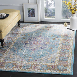 Safavieh Aria ARA100B Blue/Creme Area Rug Lifestyle Image