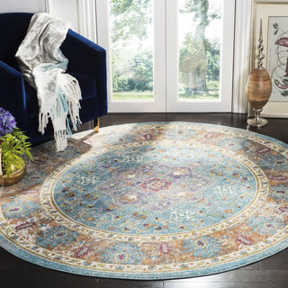 Safavieh Aria ARA100B Blue/Creme Area Rug Lifestyle Image