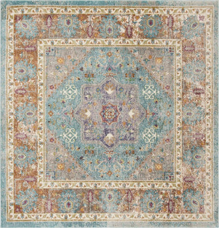 Safavieh Aria ARA100B Blue/Creme Area Rug Square Image