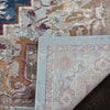 Safavieh Aria ARA119B Blue/Beige Area Rug Backing Image