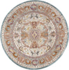 Safavieh Aria ARA120E Beige/Orange Area Rug Round Image