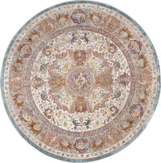 Safavieh Aria ARA120E Beige/Orange Area Rug Round Image