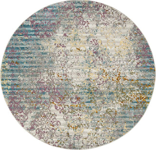 Safavieh Aria ARA128C Cream/Multi Area Rug Round Image